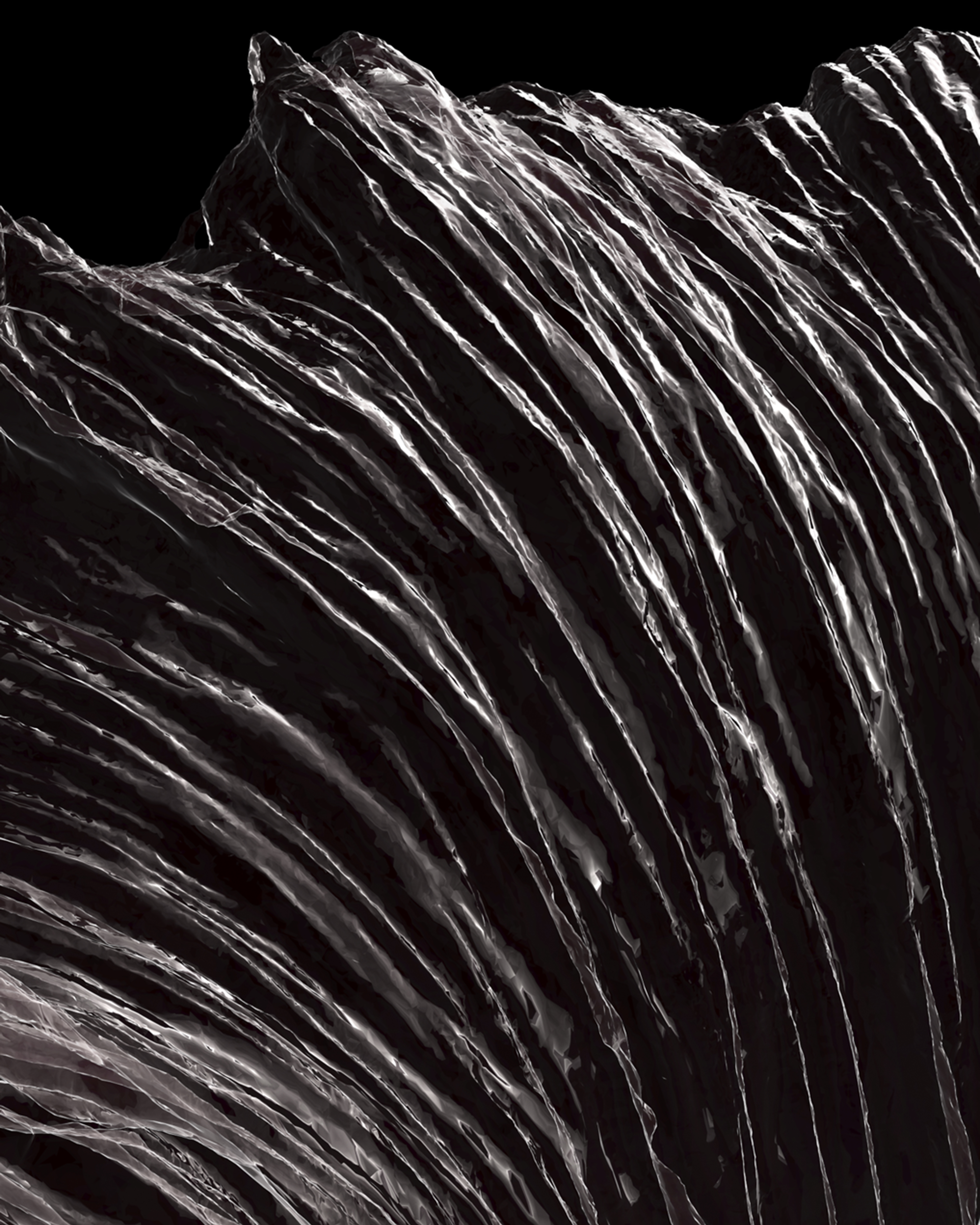 Botanical greenhouse atmosphere with layered foliage